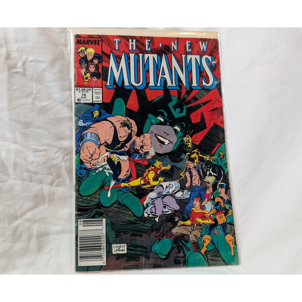 The New Mutants #78 (1989, Marvel) VF/FN 6.0-7.0 – Leonardi/Williamson Cover